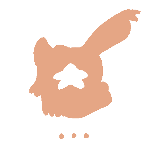 Symbol depicting two characters and a star, to be added