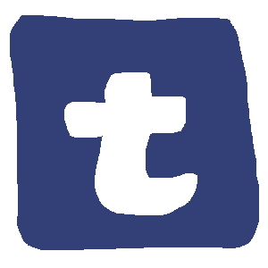 approximation of the tumblr logo
